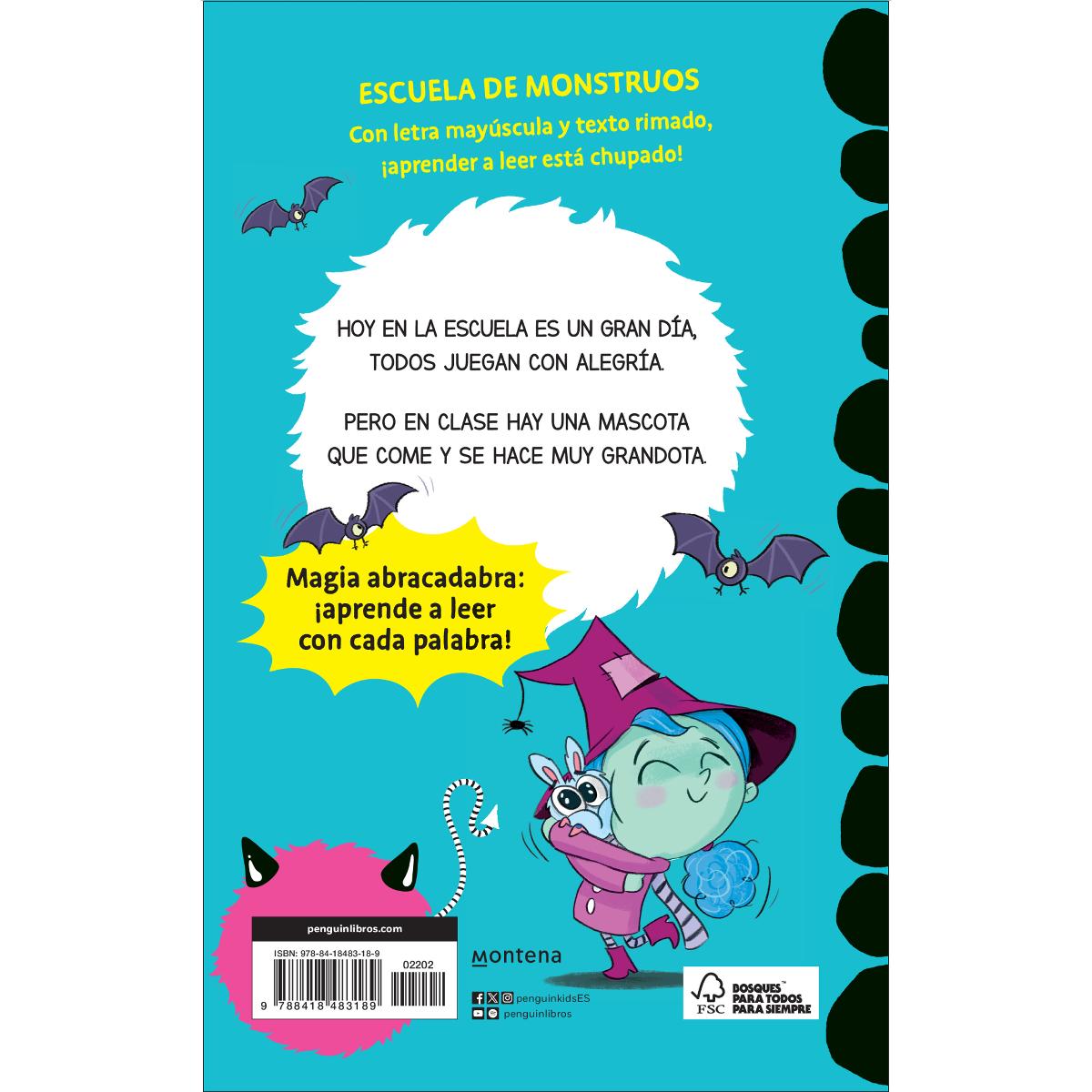 Aprender a leer en la Escuela de Monstruos 1 - La mascota más grandota: En letra MAYÚSCULA (libros para niños a partir de 5 años)  (Tapa blanda) 2