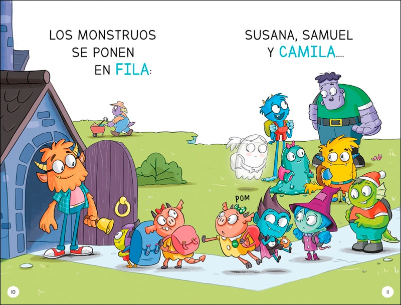 Aprender a leer en la Escuela de Monstruos 1 - La mascota más grandota: En letra MAYÚSCULA (libros para niños a partir de 5 años)  (Tapa blanda) 4