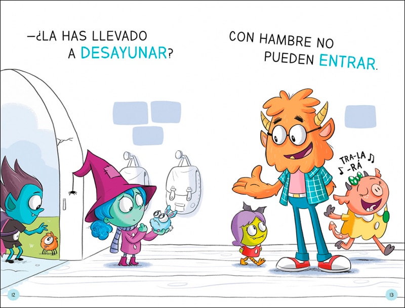 Aprender a leer en la Escuela de Monstruos 1 - La mascota más grandota: En letra MAYÚSCULA (libros para niños a partir de 5 años)  (Tapa blanda) 7