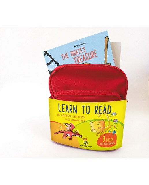 Learn to Read in CAPITAL Letters and Lowercase: 9 children's books with a free backpack 1