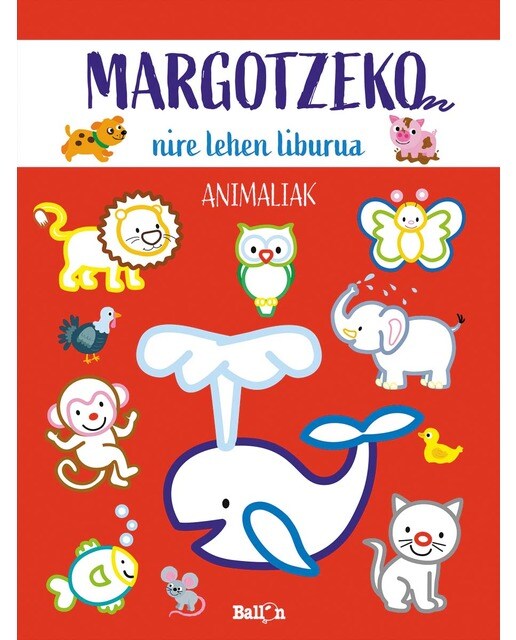 ANIMALIAK-MARGOTZEKO NIRE LEHEN LIBURUA (Capa mole) 1