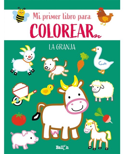 LA GRANJA - PRIMER LIBRO COLOREAR