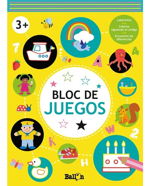BLOC DE JUEGOS +3 AMARILLO (Capa mole) 1