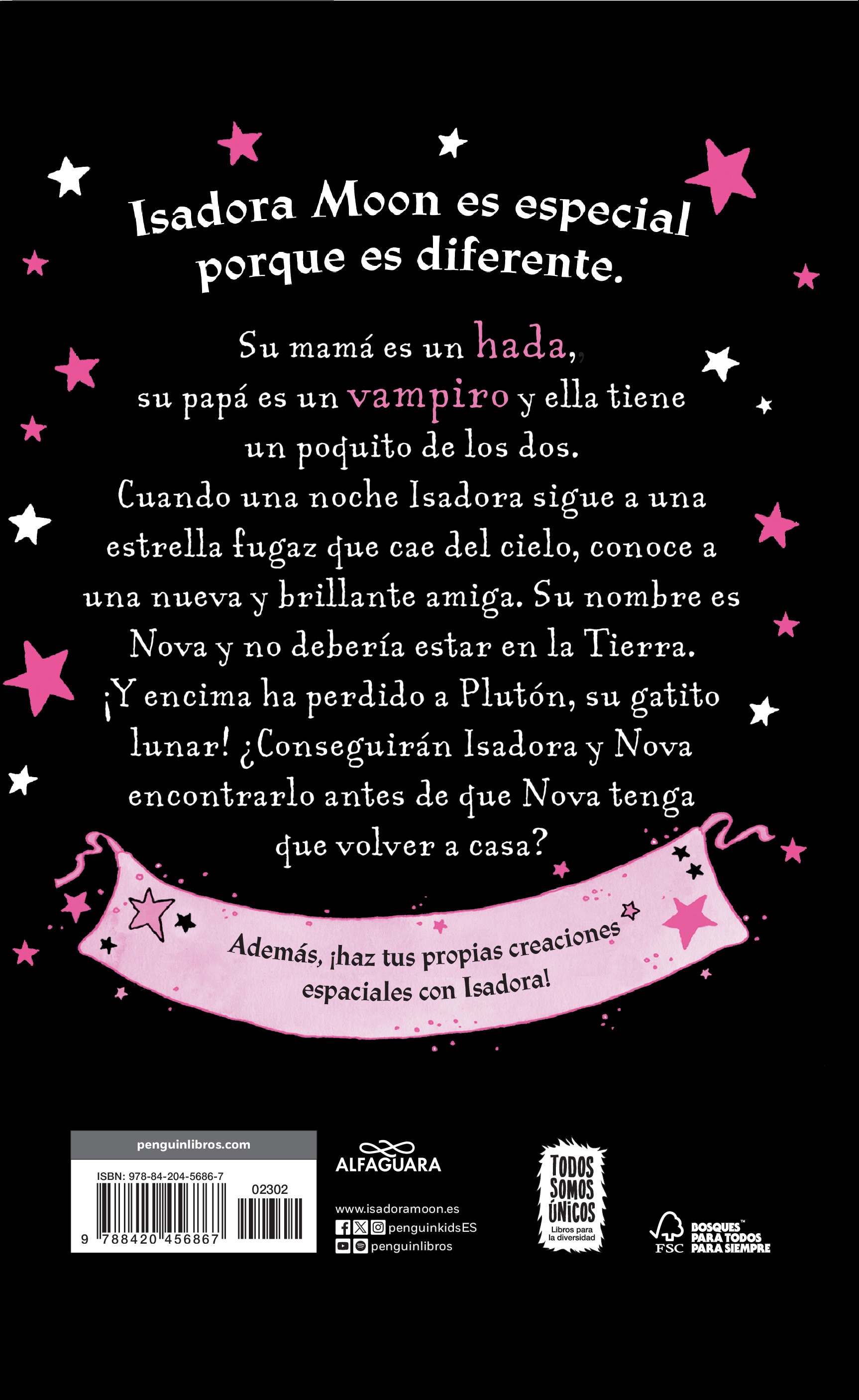 Grandes historias de Isadora Moon 4 - Isadora Moon y la estrella fugaz: ¡Un libro mágico con purpurina en la cubierta!  (Tapa dura) 2