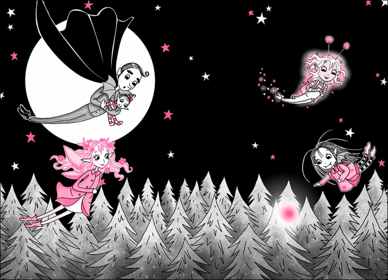 Grandes historias de Isadora Moon 4 - Isadora Moon y la estrella fugaz: ¡Un libro mágico con purpurina en la cubierta!  (Tapa dura) 4