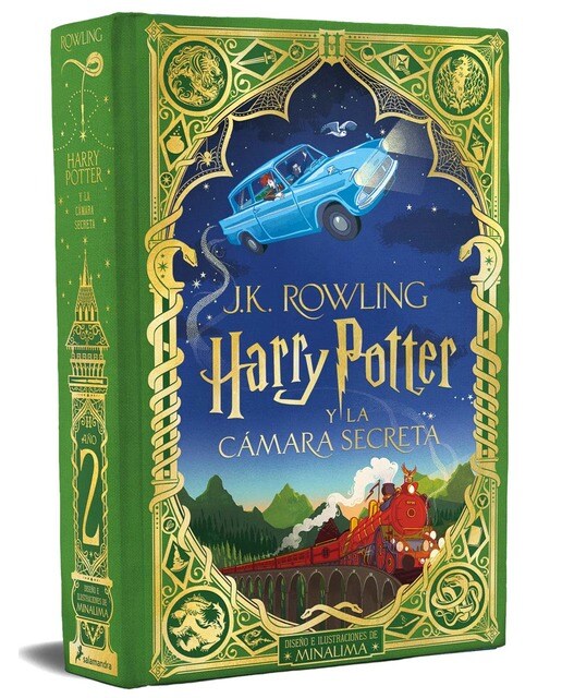 Imagen 0 de Harry Potter y la cámara secreta (Harry Potter, 2) Edición MinaLima con ilustraciones interactivas (Tapa dura)