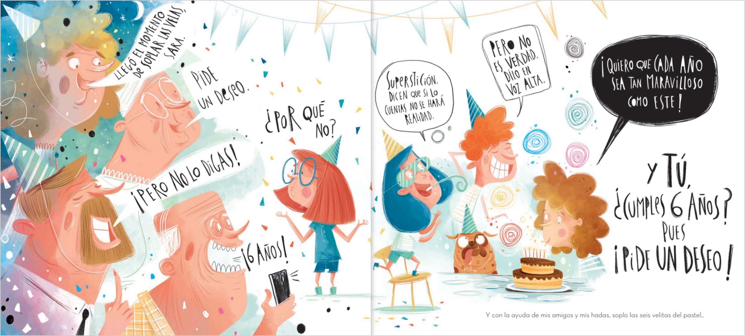 ¡Cumplo 6 años!: La aventura de Sara y las 6 pequeñas hadas  (Tapa dura) 2