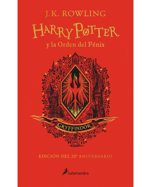 Imagen 0 de Harry Potter y la Orden del Fénix (Harry Potter, 5) Edición de las casas Hogwarts. Gryffindor (Tapa dura)