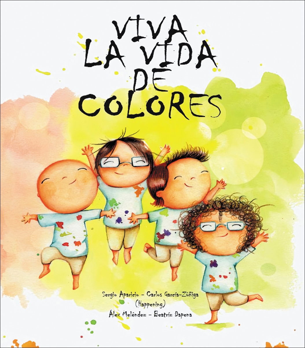Viva la vida de colores (Capa mole com abas) 1