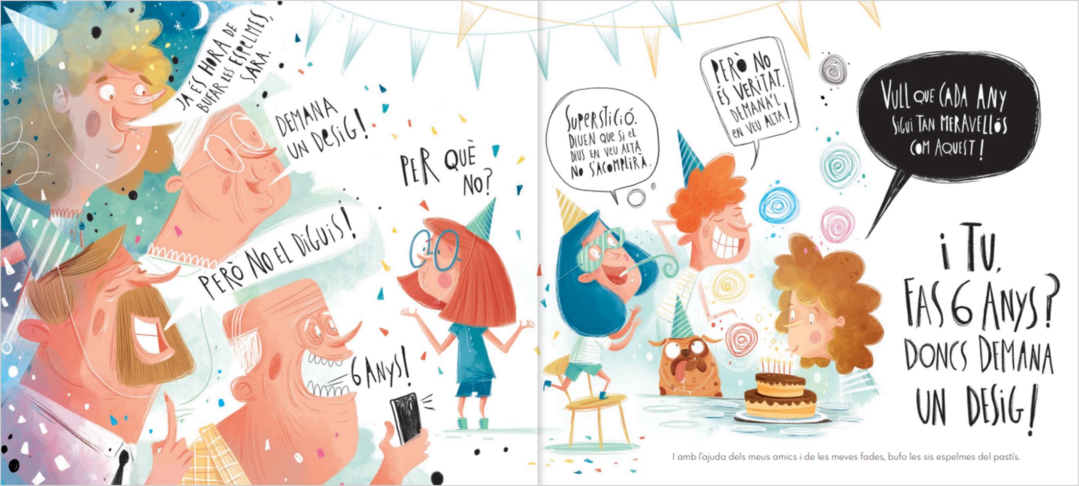 Faig 6 anys!: L'aventura de la Sara i les 6 petites fades  (Tapa dura) 2