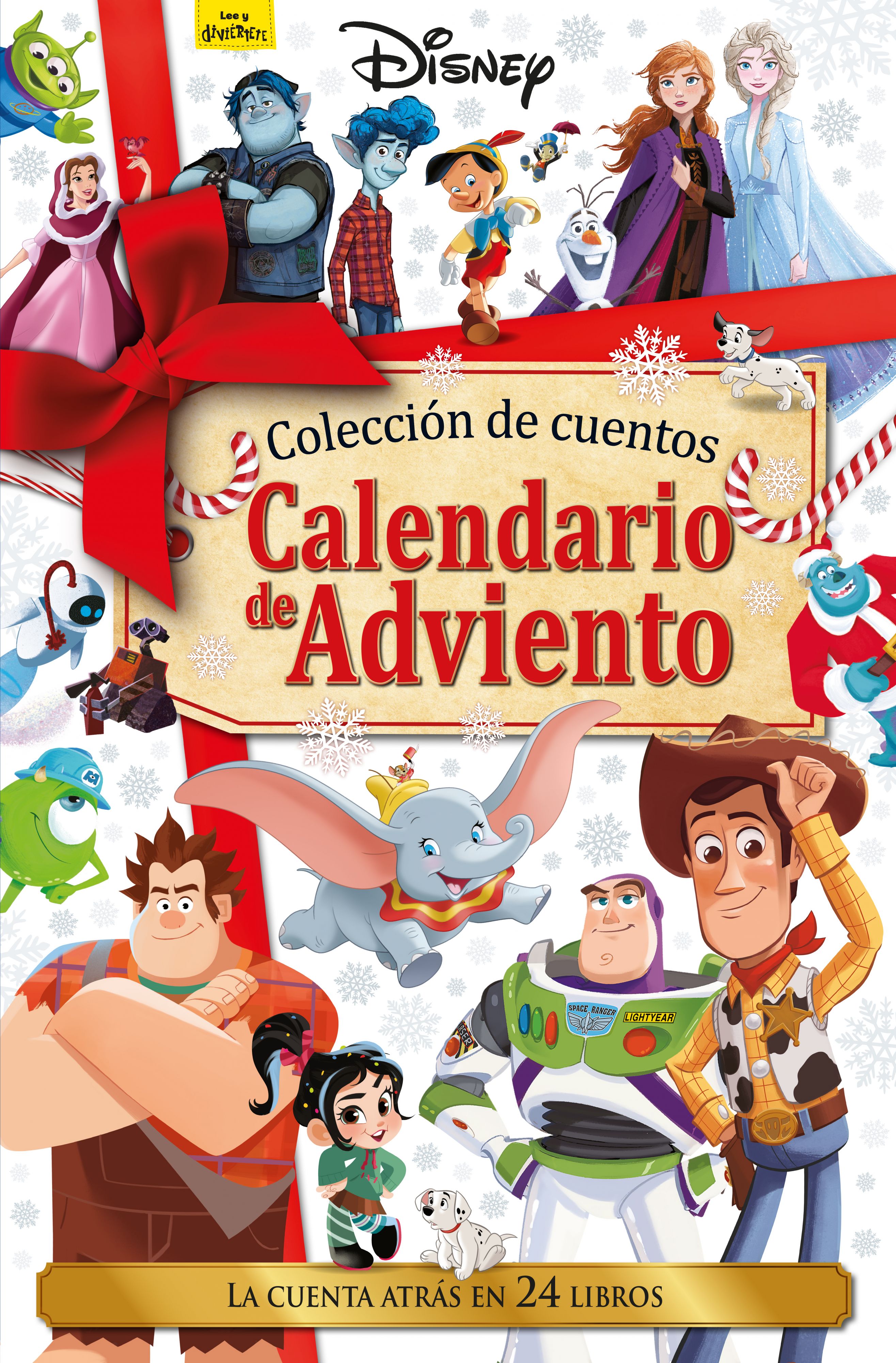 Disney. Calendario de Adviento. La cuenta atrás en 24 libros: Colección de cuentos (Capa dura) 1