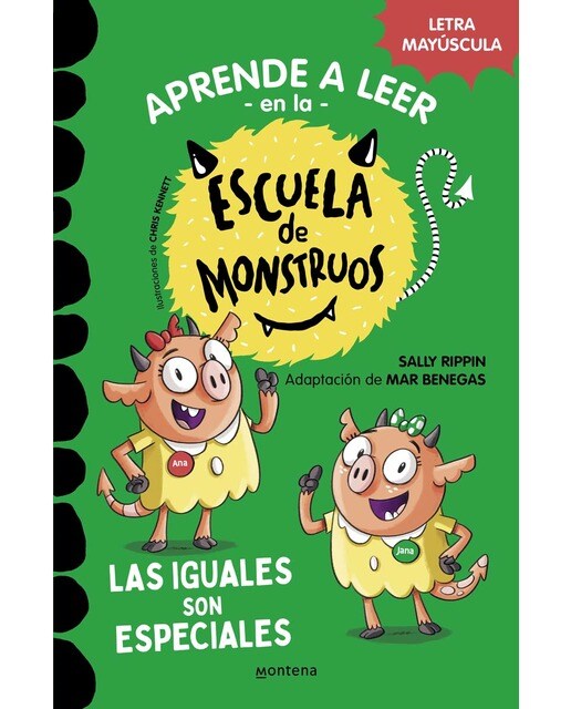 Imagen 0 de Aprender a leer en la Escuela de Monstruos 3 - Las iguales son especiales: En letra MAYÚSCULA (libros para niños a partir de 5 años)  (Tapa blanda)