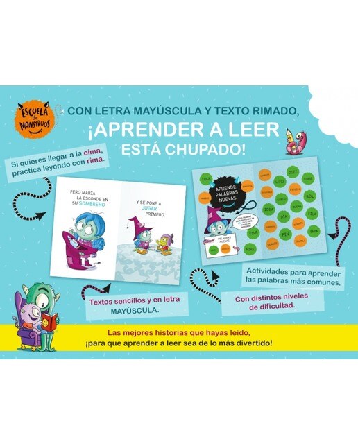 Aprender a leer en la Escuela de Monstruos 3 - Las iguales son especiales: En letra MAYÚSCULA (libros para niños a partir de 5 años) (Tapa blanda) 4