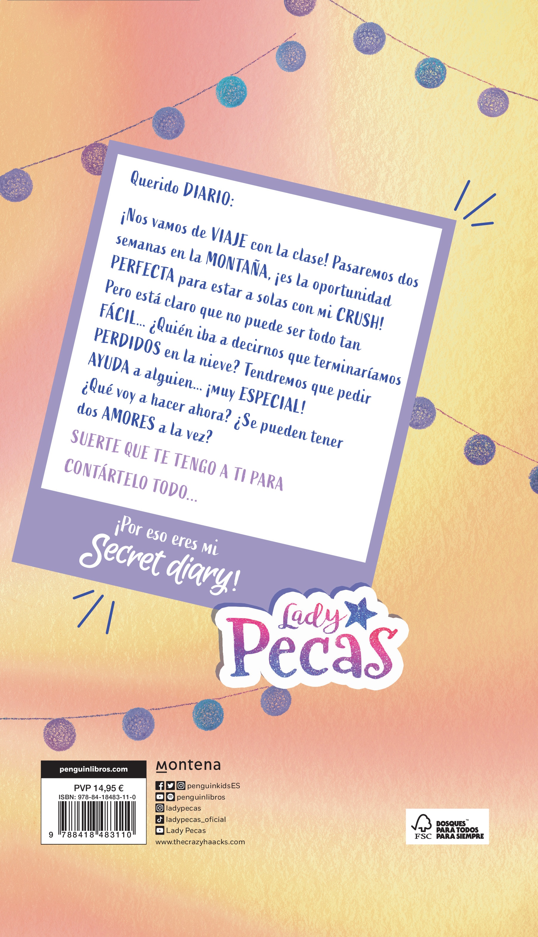El viaje de nuestros sueños (Lady Pecas Secret Diary 2)  (Tapa dura) 2