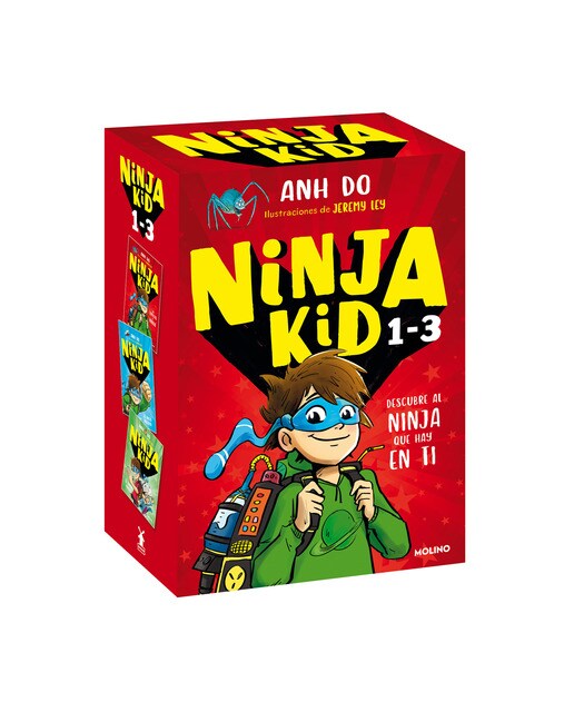 Imagen 0 de Ninja Kid - Estuche Ninja Kid 1, 2 y 3 (De tirillas a ninja | El ninja volador | El rayo ninja): Descubre al Ninja que hay en ti  (Tapa dura)