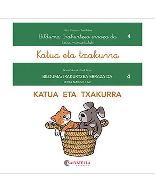 Katua eta txakurra: Irakurtzea erraza da 4(Tapa blanda) 1