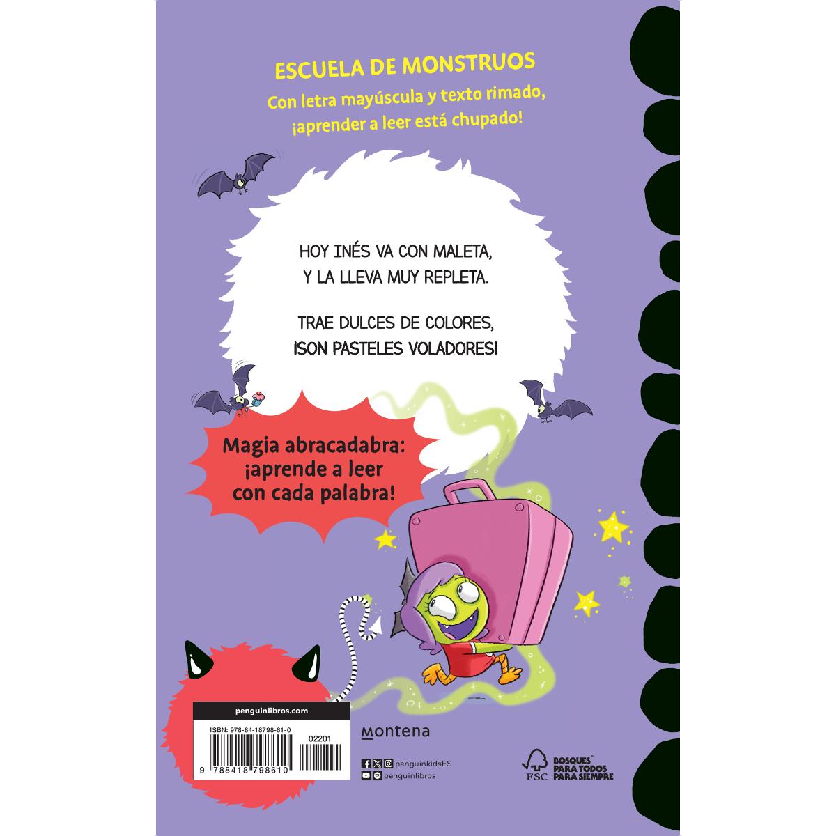 Aprender a leer en la Escuela de Monstruos 5 - Pasteles voladores de colores: En letra MAYÚSCULA (libros para niños a partir de 5 años)  (Tapa blanda) 2