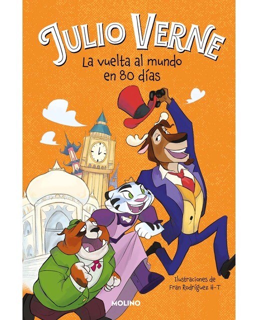 Imagen 0 de La vuelta al mundo en 80 días (Julio Verne para niños) (Tapa dura)