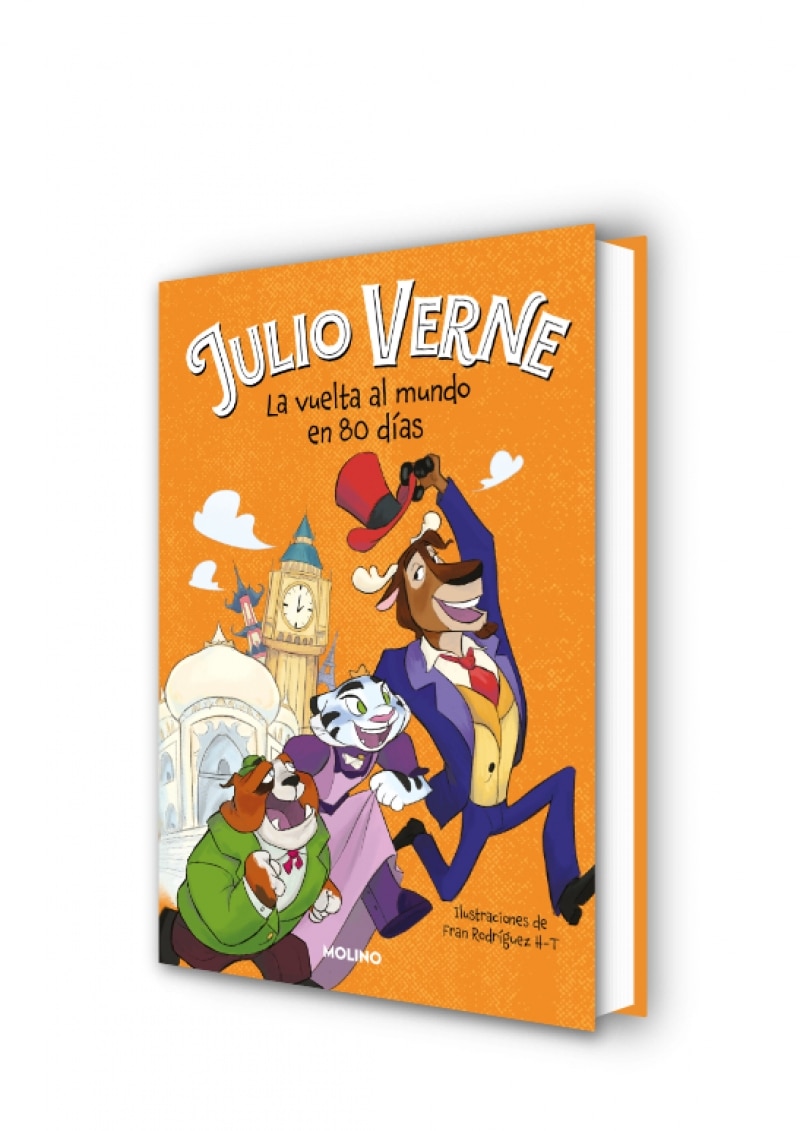La vuelta al mundo en 80 días (Julio Verne para niños)  (Tapa dura) 3