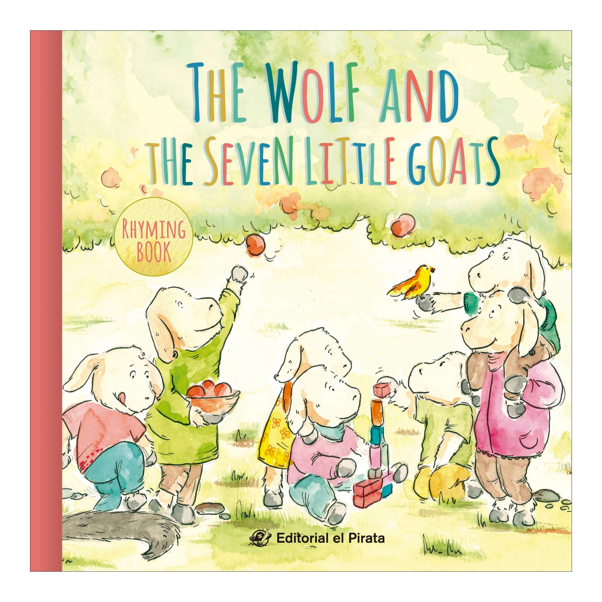 Imagem 0 de The Wolf and the Seven Little Goats: Traditional fairy tales in english - Children's book for kids 2-5 years - With rhyming text (Capa dura)