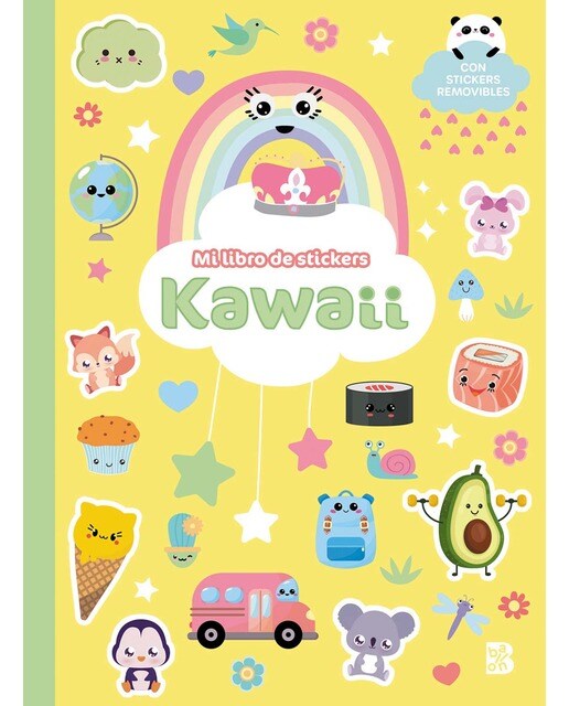 KAWAII MI LIBRO DE STICKERS (Capa mole) 1