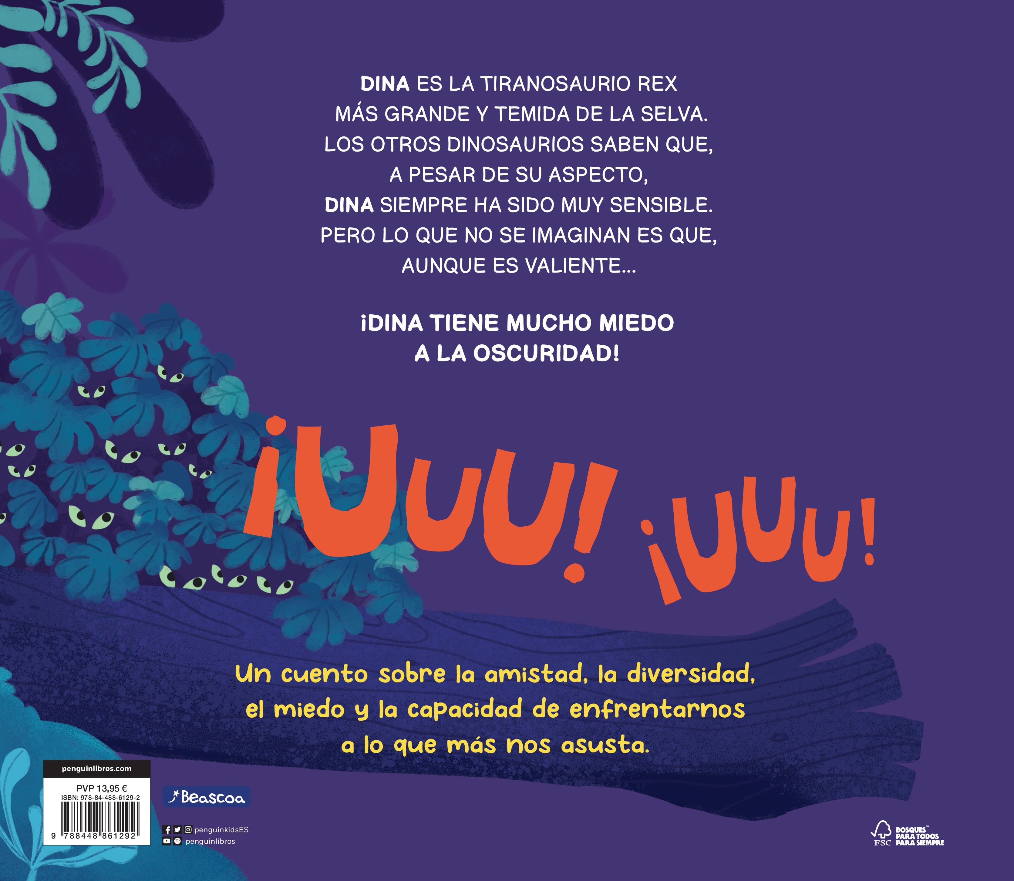 Dina tiene mucho miedo (Dina Dinosaurio) (Capa dura) 2