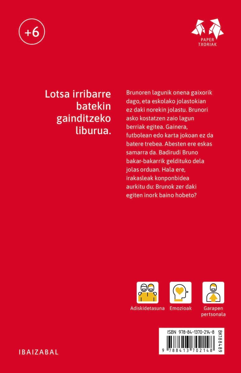 Brunok ez du eskolara joan nahi(Tapa blanda) 2