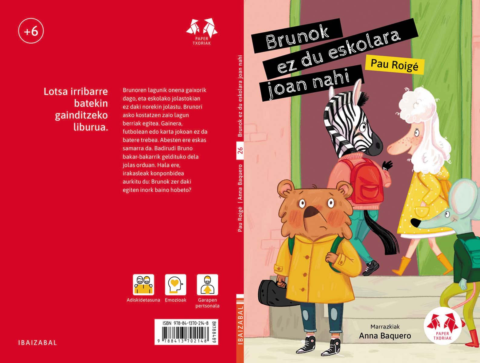 Brunok ez du eskolara joan nahi(Tapa blanda) 3