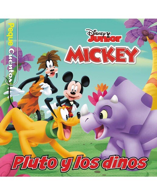 Mickey. Pluto y los dinos. Pequecuentos 1