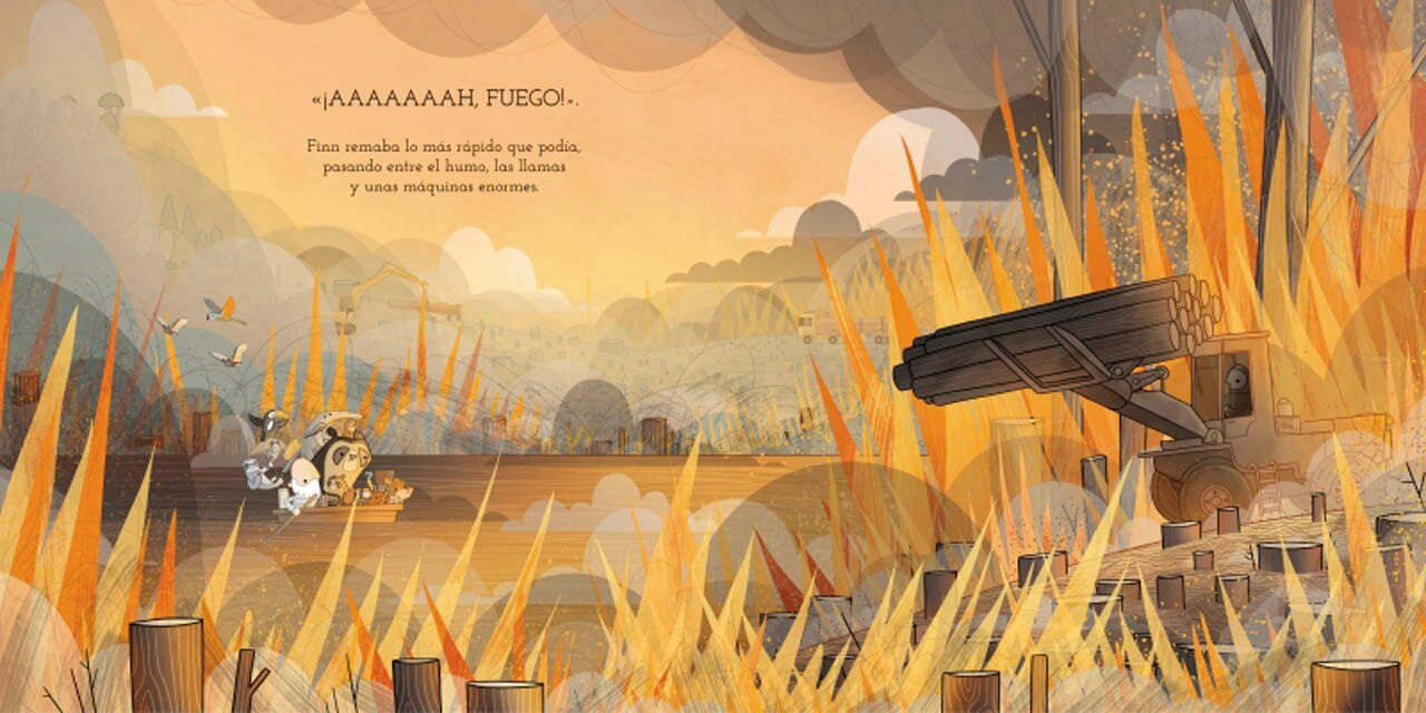 ¡Salvemos los bosques!: Ayuda a Finn y Skip a proteger la naturaleza  (Tapa dura) 2