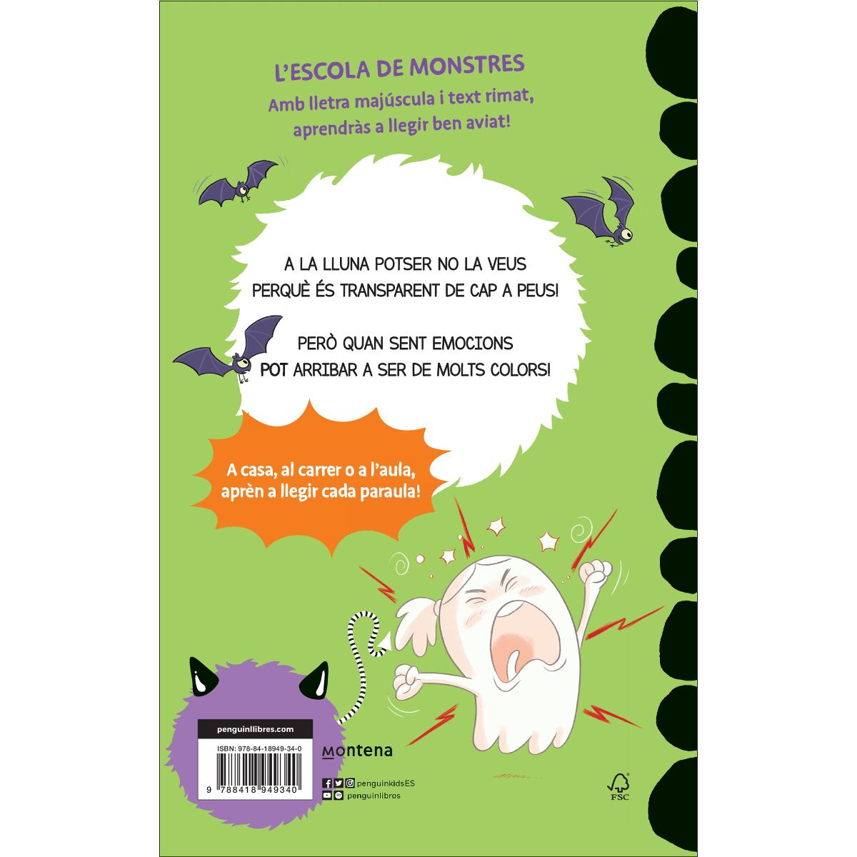 Aprendre a llegir a l'Escola de Monstres 8 - Emocions de colors: Amb lletra MAJÚSCULA (llibres per a nens a partir de 5 anys)  (Tapa blanda) 2