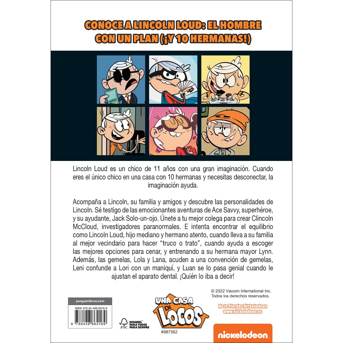 Una casa de locos. Cómic 10 - Las mil caras de Lincoln Loud (Capa dura) 2