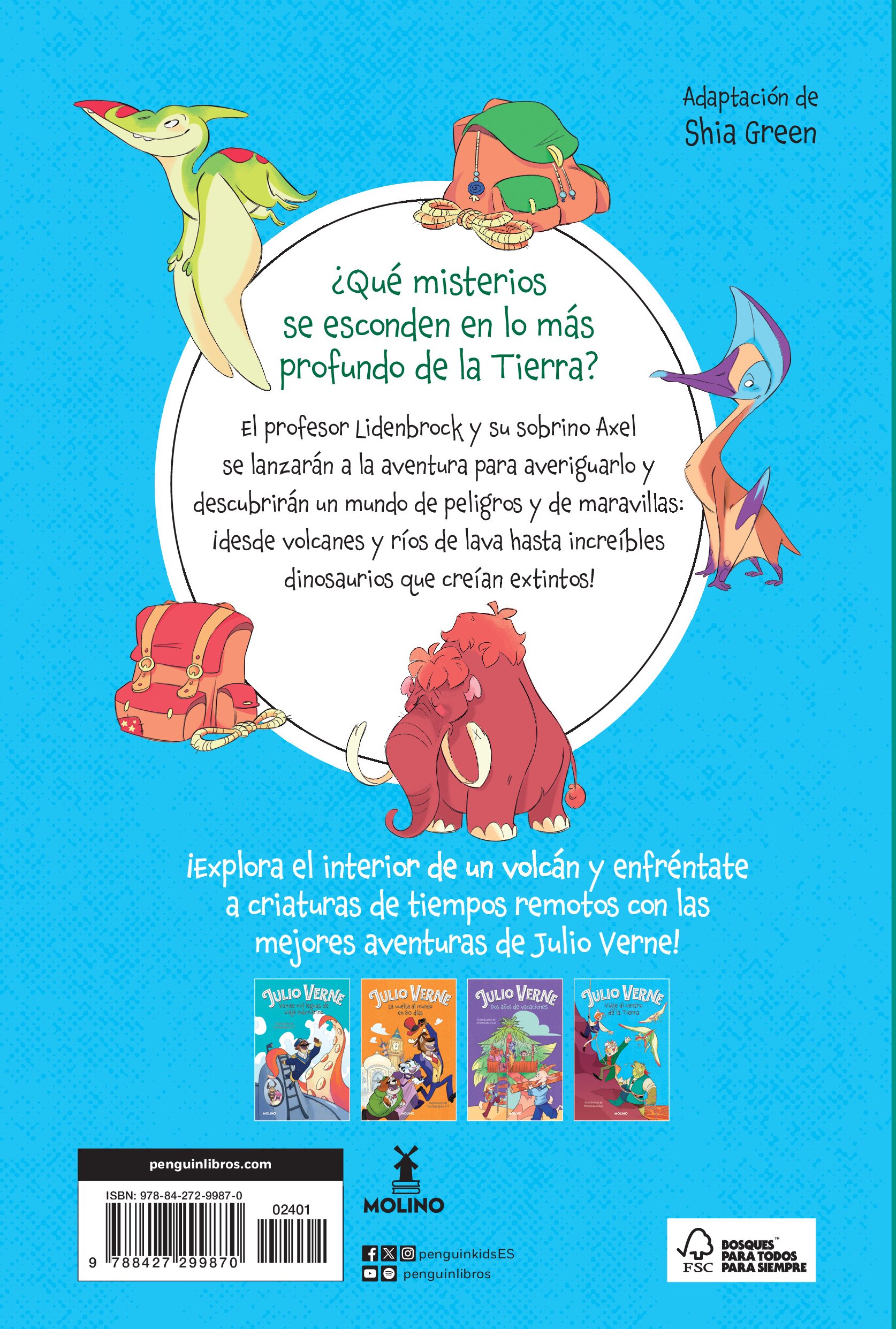 Viaje al centro de la Tierra (Julio Verne para niños)  (Tapa dura) 2