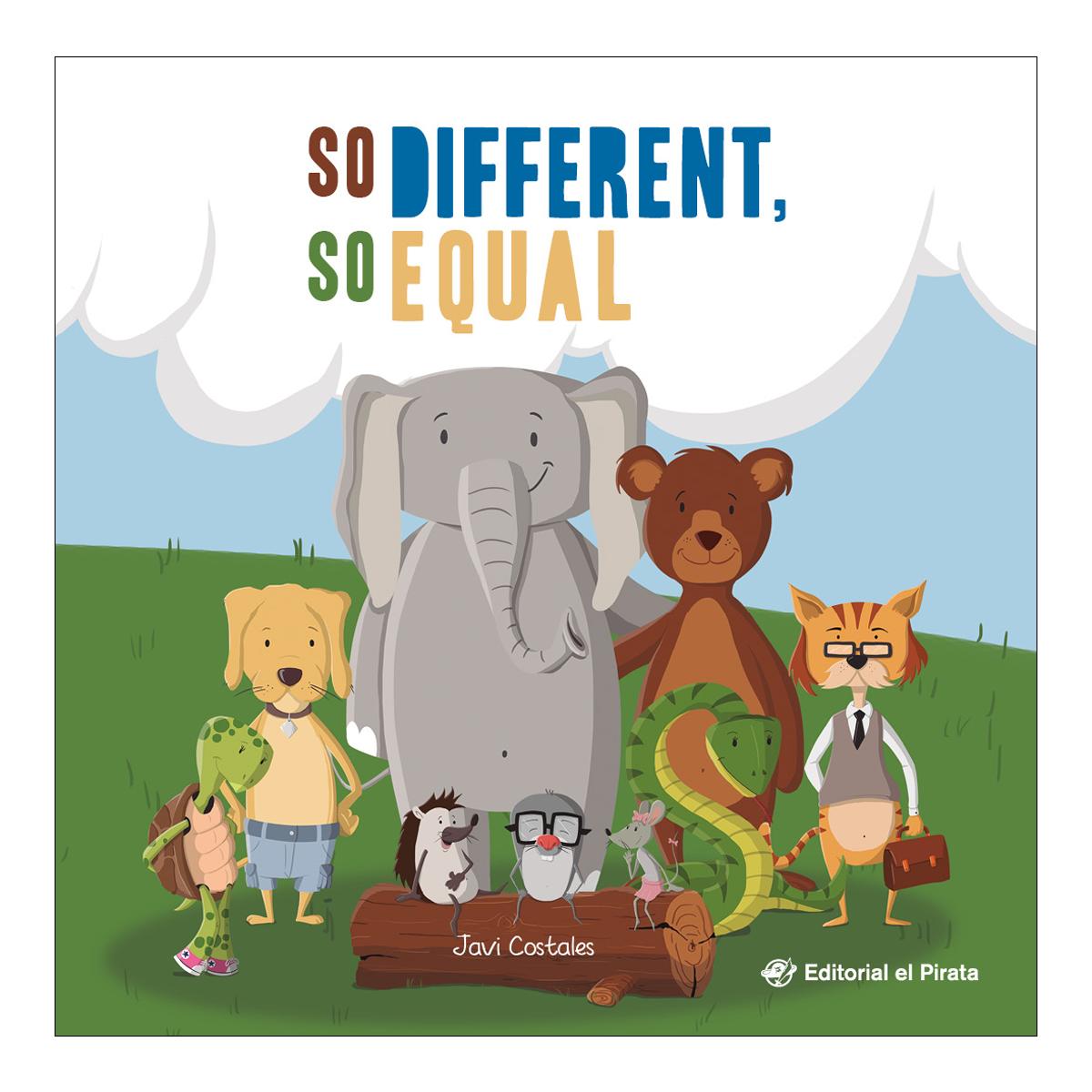 So Different so Equal: Cardboard book for toddlers - Anti-bullying book, babies 1-3 years-old, tender story about bullying 1