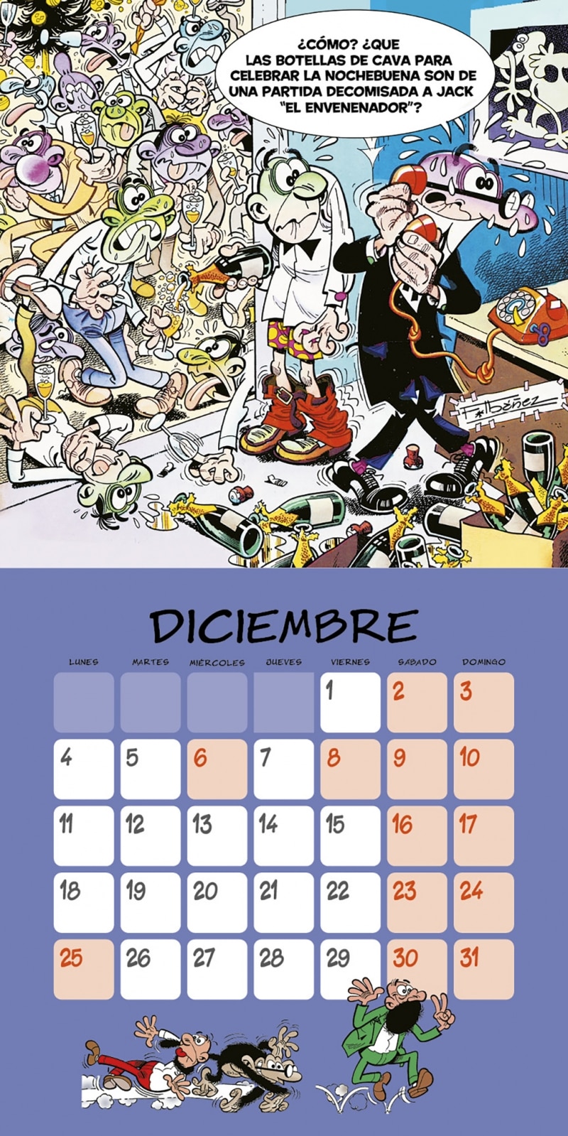 Calendario Mortadelo y Filemón 2023 (Capa mole) 3