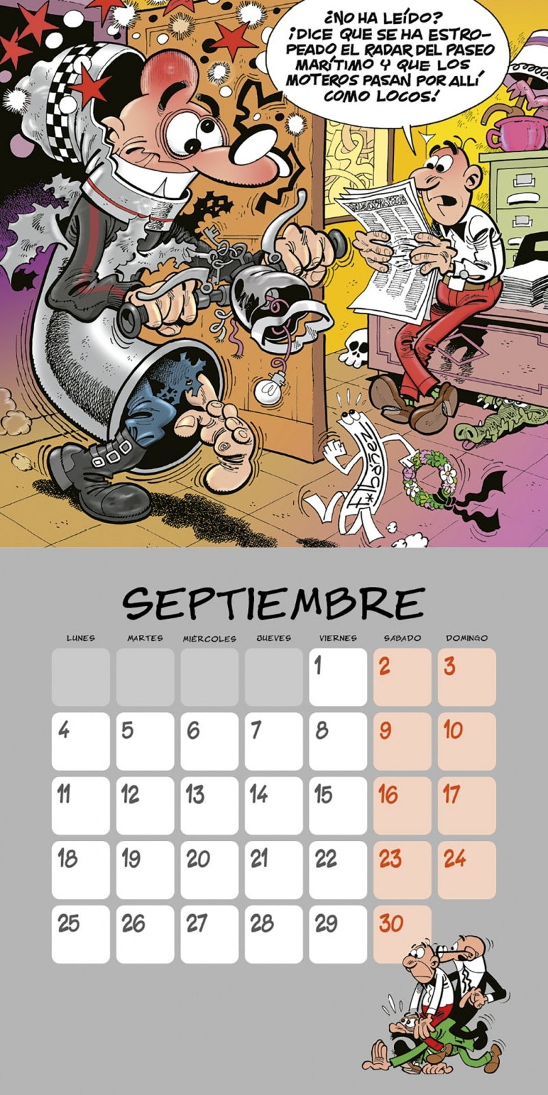 Calendario Mortadelo y Filemón 2023 (Capa mole) 4
