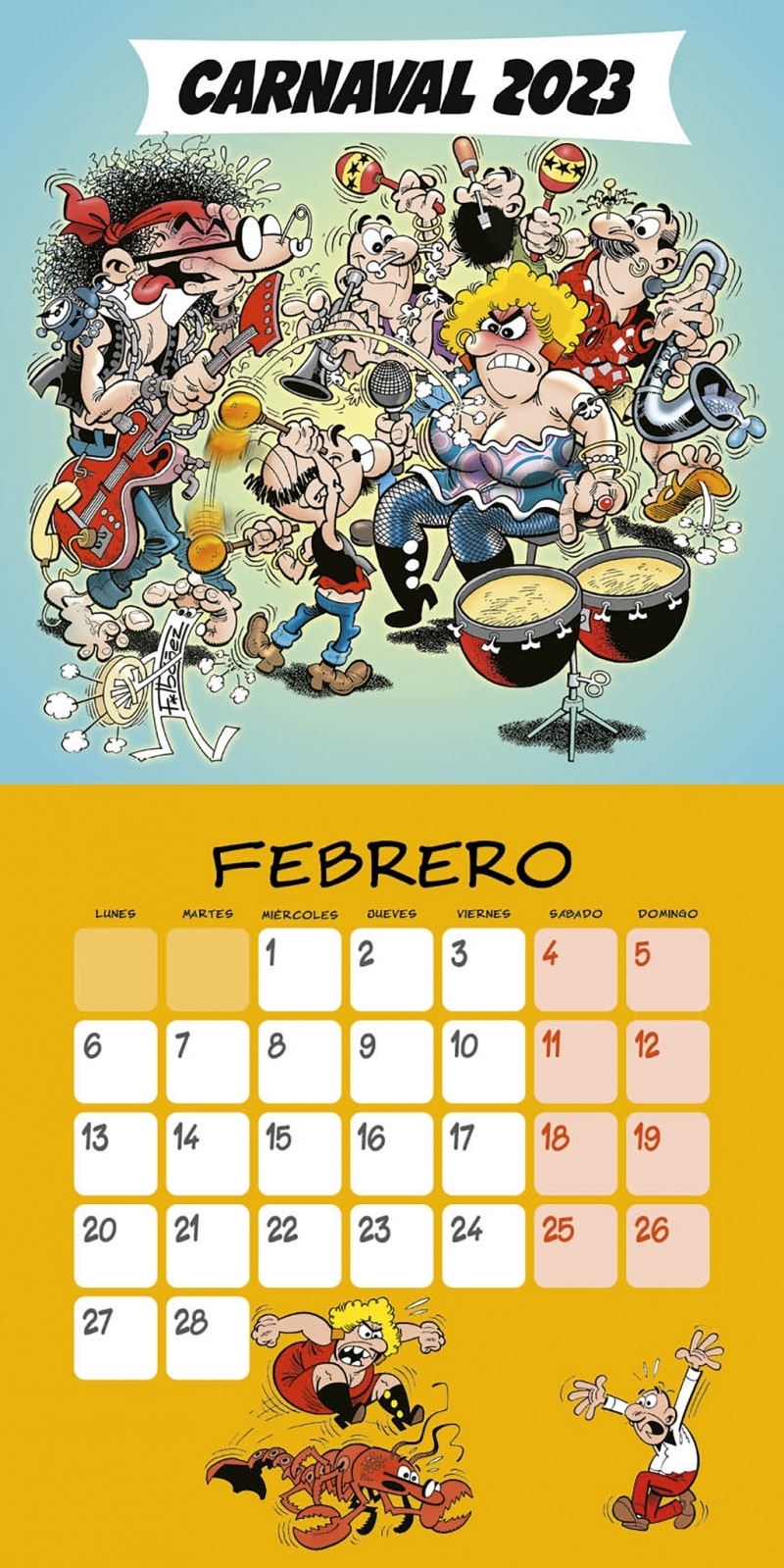Calendario Mortadelo y Filemón 2023 (Capa mole) 5