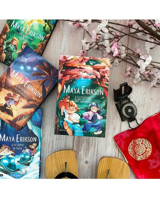 Maya Erikson 4. Maya Erikson y la máscara del samurái: Un emocionante libro de aventuras para niños y niñas valientes Edad: 7, 8, 9, 10,  (Tapa dura) 2