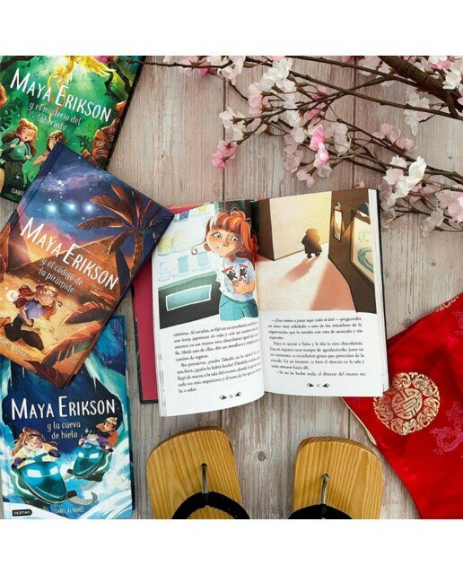 Maya Erikson 4. Maya Erikson y la máscara del samurái: Un emocionante libro de aventuras para niños y niñas valientes Edad: 7, 8, 9, 10,  (Tapa dura) 3
