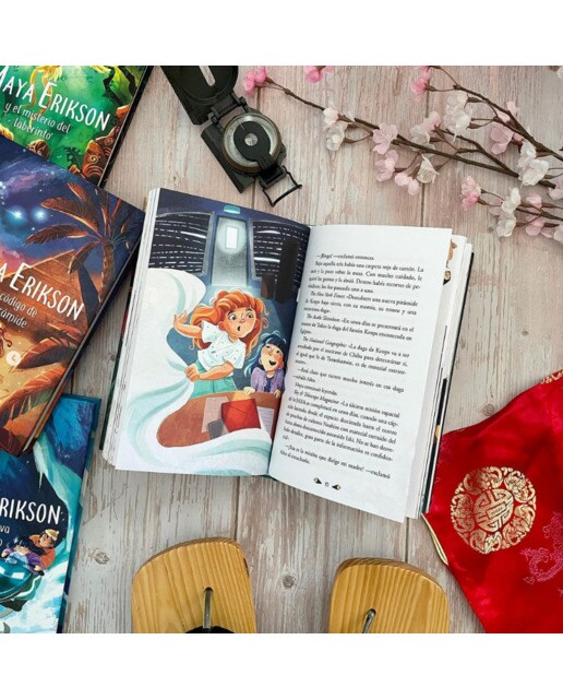 Maya Erikson 4. Maya Erikson y la máscara del samurái: Un emocionante libro de aventuras para niños y niñas valientes Edad: 7, 8, 9, 10,  (Tapa dura) 4