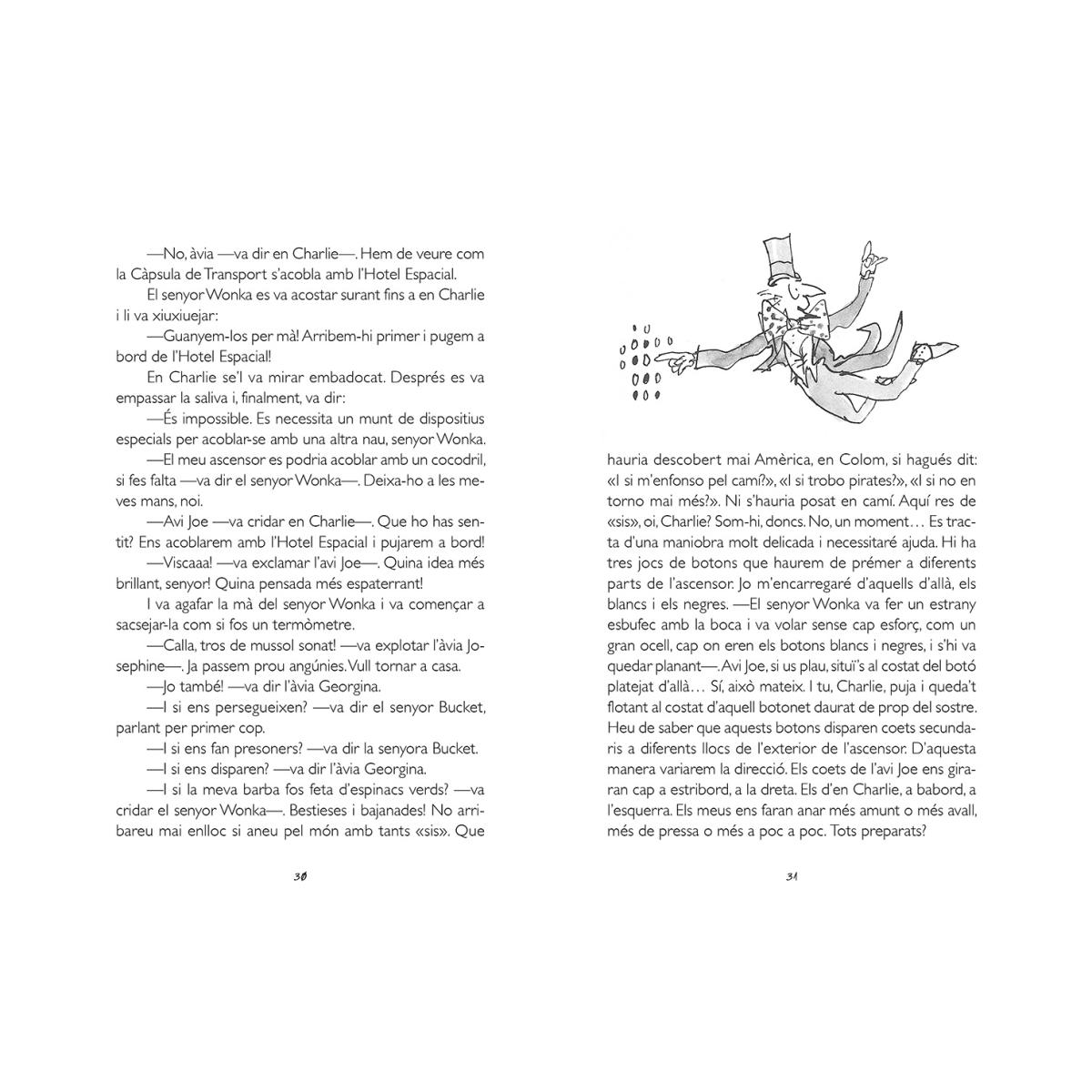 Charlie i el gran ascensor de vidre: Textos originals de l'autor (Capa mole) 4