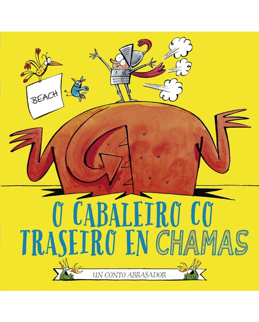 O cabaleiro co traseiro en chamas (Capa dura) 1