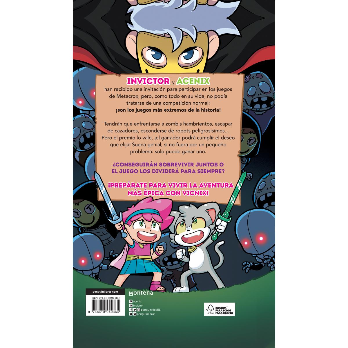 Vicnix y el escondite extremo (Invictor y Acenix 3)  (Tapa dura) 2