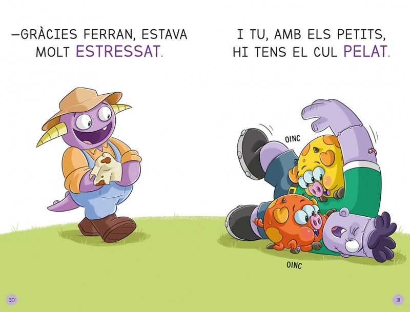 Aprendre a llegir a l'Escola de Monstres 9 - Sapastre i bonastre: Amb lletra MAJÚSCULA (llibres per a nens a partir de 5 anys)  (Tapa blanda) 3