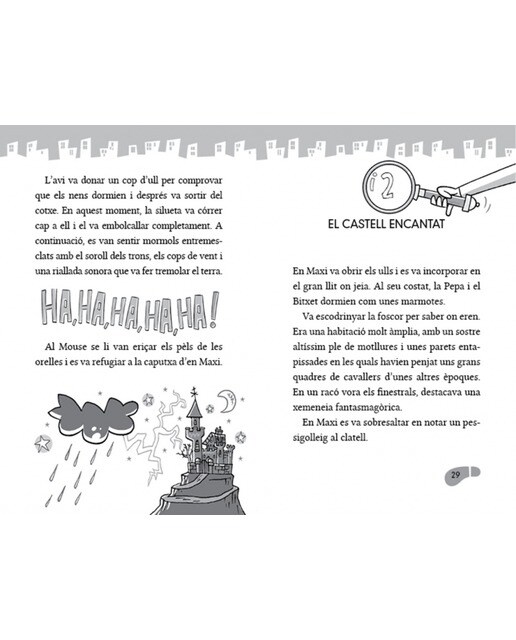 Els BuscaPistes 1 - El cas del castell encantat: Primeres lectures en català (Tapa blanda) 3