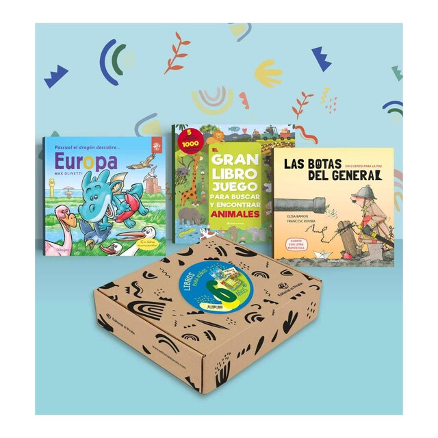 Libros para niños 6 años: Lote de 3 libros para regalar a niños de 6 años