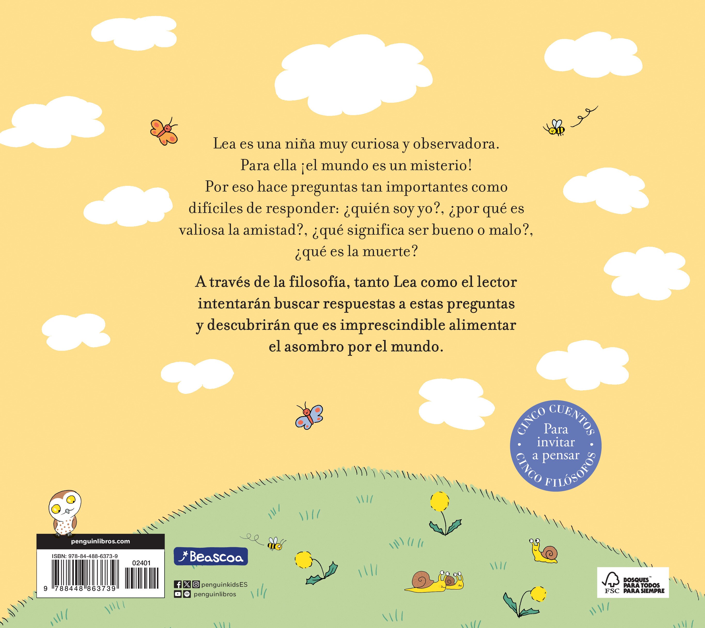 El mundo según Lea (Cuentos para pensar) (Tapa dura) 2