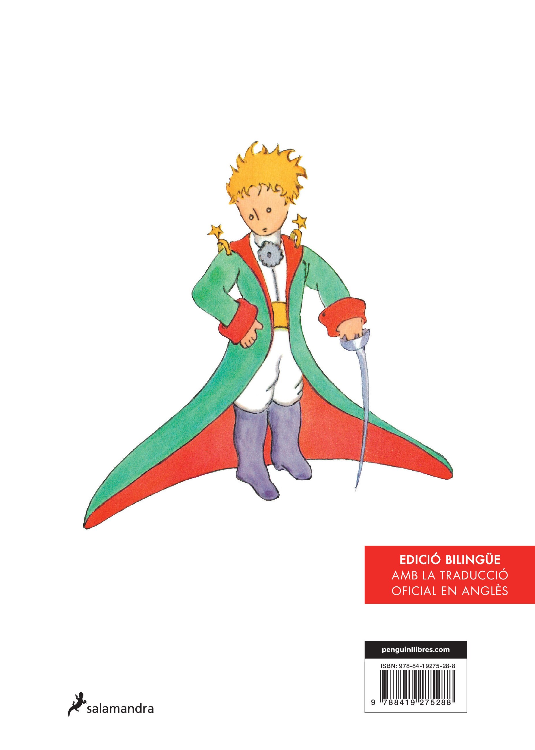 El petit princep (edició bilingüe amb la traducció oficial en anglès) (Capa mole) 2