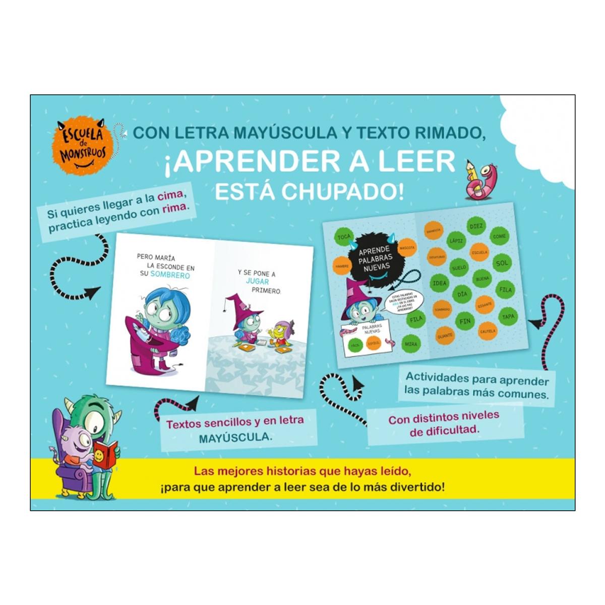 Aprender a leer en la Escuela de Monstruos 10 - Dame helado o me deshago: En letra MAYÚSCULA (libros para niños a partir de 5 años)  (Tapa blanda) 3