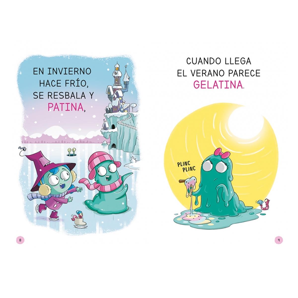 Aprender a leer en la Escuela de Monstruos 10 - Dame helado o me deshago: En letra MAYÚSCULA (libros para niños a partir de 5 años)  (Tapa blanda) 4